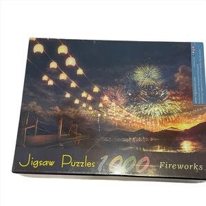 NEW Ingooood Fireworks 1000 pc Jigsaw Puzzle Wood